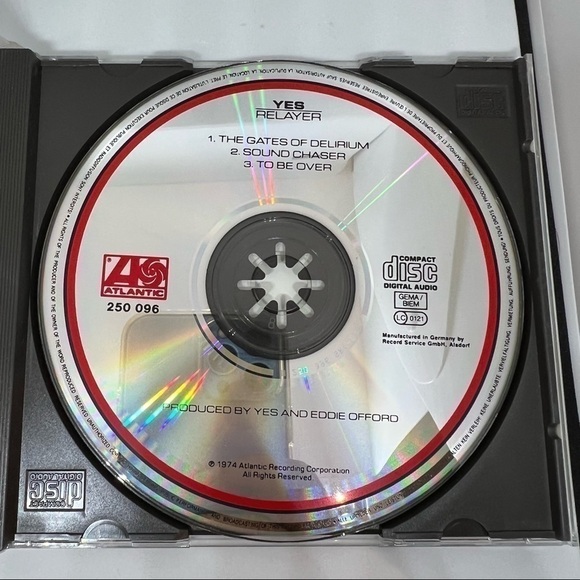 EUC-YES RelayerCD Original Non-Remaster 250 096 FRANCE WE835 Germany1974 Vintage - Picture 2 of 6